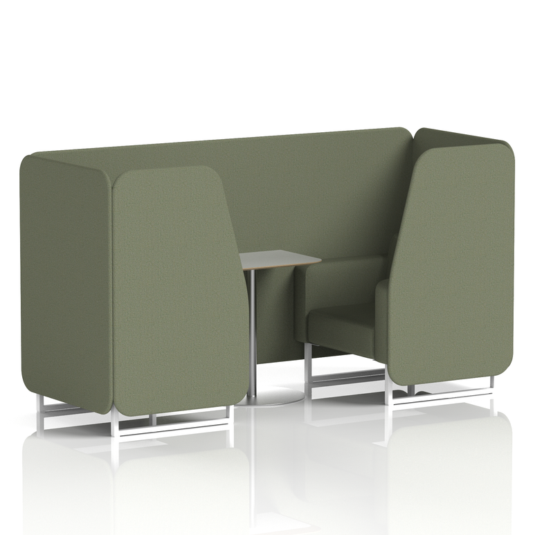 Brixworth Booth With Grey Table In Single Tone