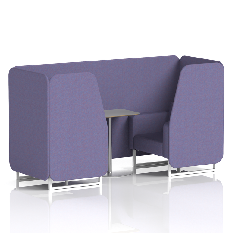 Brixworth Booth With Grey Table In Single Tone