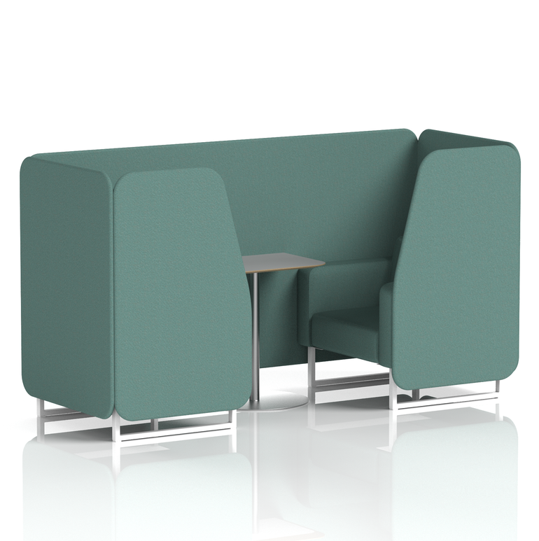 Brixworth Booth With Grey Table In Single Tone
