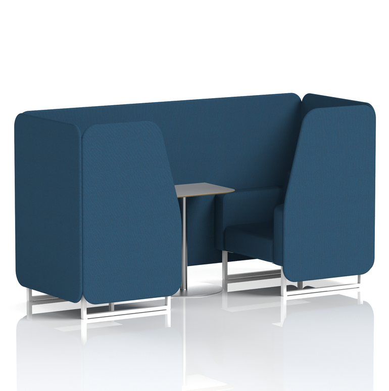 Brixworth Booth With Grey Table In Single Tone