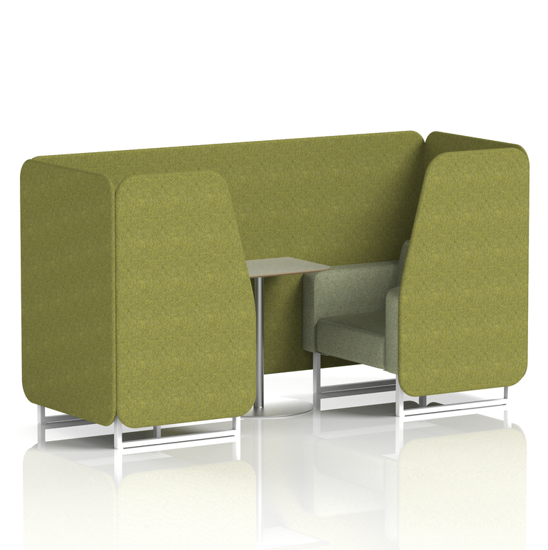 Brixworth Booth With Grey Table In Two Tone