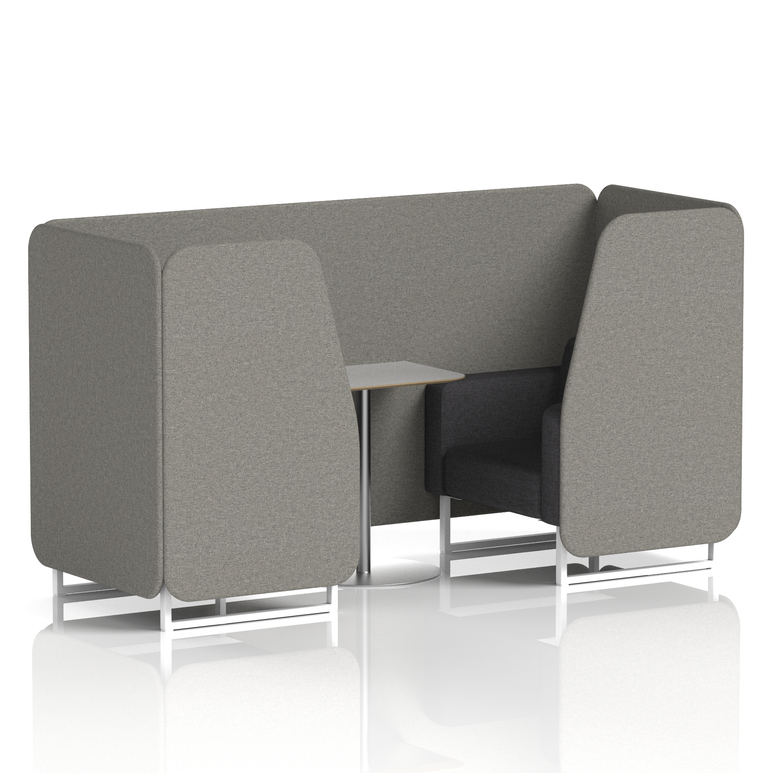 Brixworth Booth With Grey Table In Two Tone