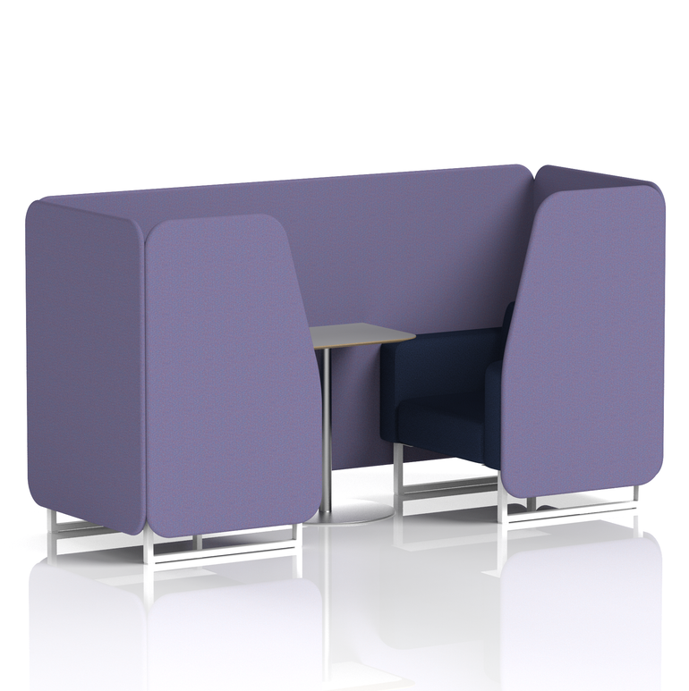 Brixworth Booth With Grey Table In Two Tone