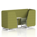  Rivet - Olive Panels And Burnish Sofa
