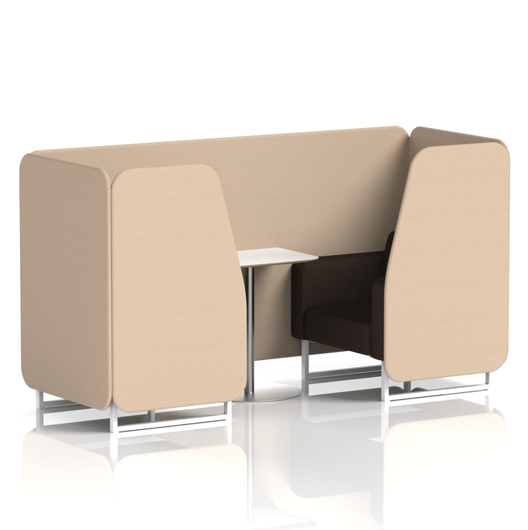 Brixworth Booth With White Table In Two Tone