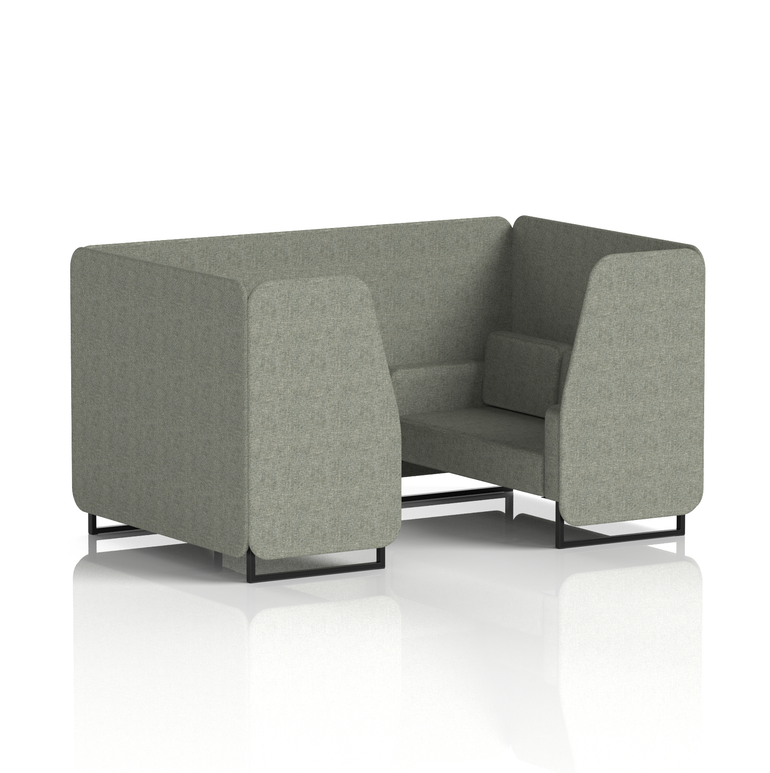 Brixworth Booth With Black Legs in Single Tone