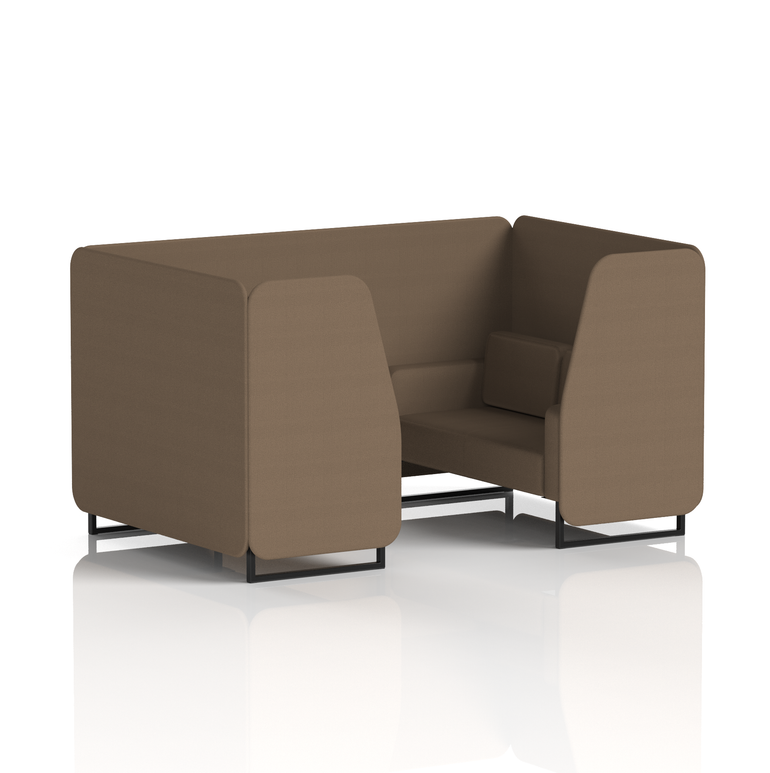 Brixworth Booth With Black Legs in Single Tone