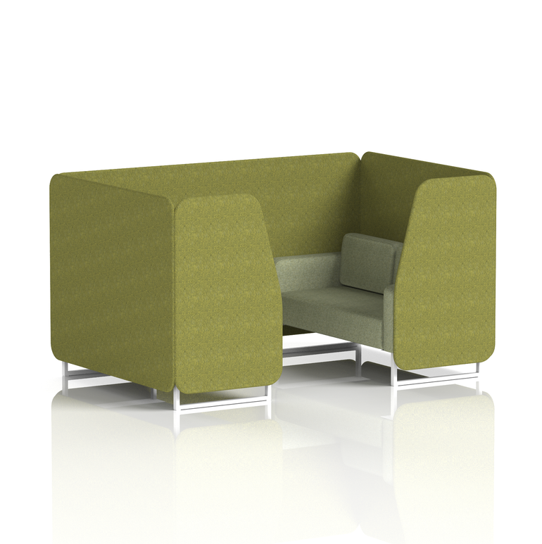 Brixworth Booth With White Legs in Two Tone
