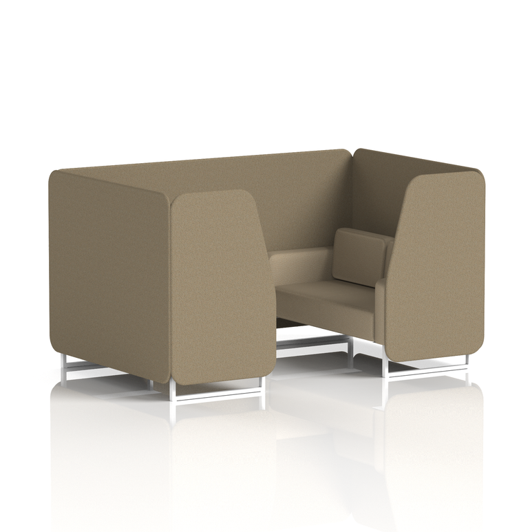 Brixworth Booth With White Legs in Two Tone