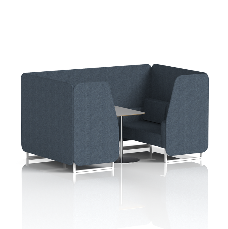 Brixworth Booth With Grey Table In Single Tone