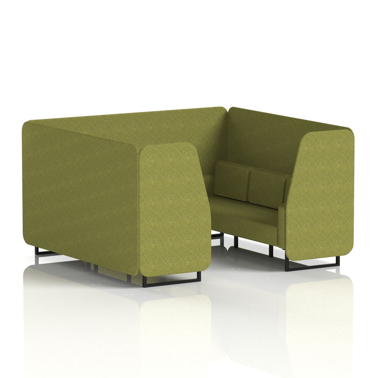 Brixworth Booth With Black Legs in Single Tone