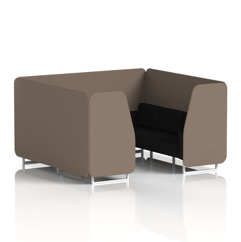 Brixworth Booth With White Legs in Two Tone
