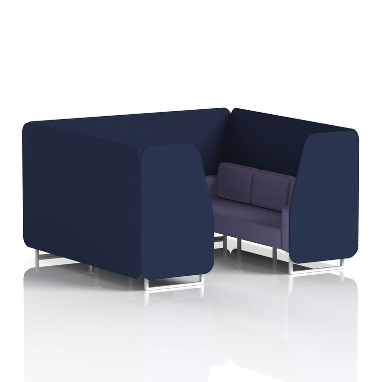 Brixworth Booth With White Legs in Two Tone
