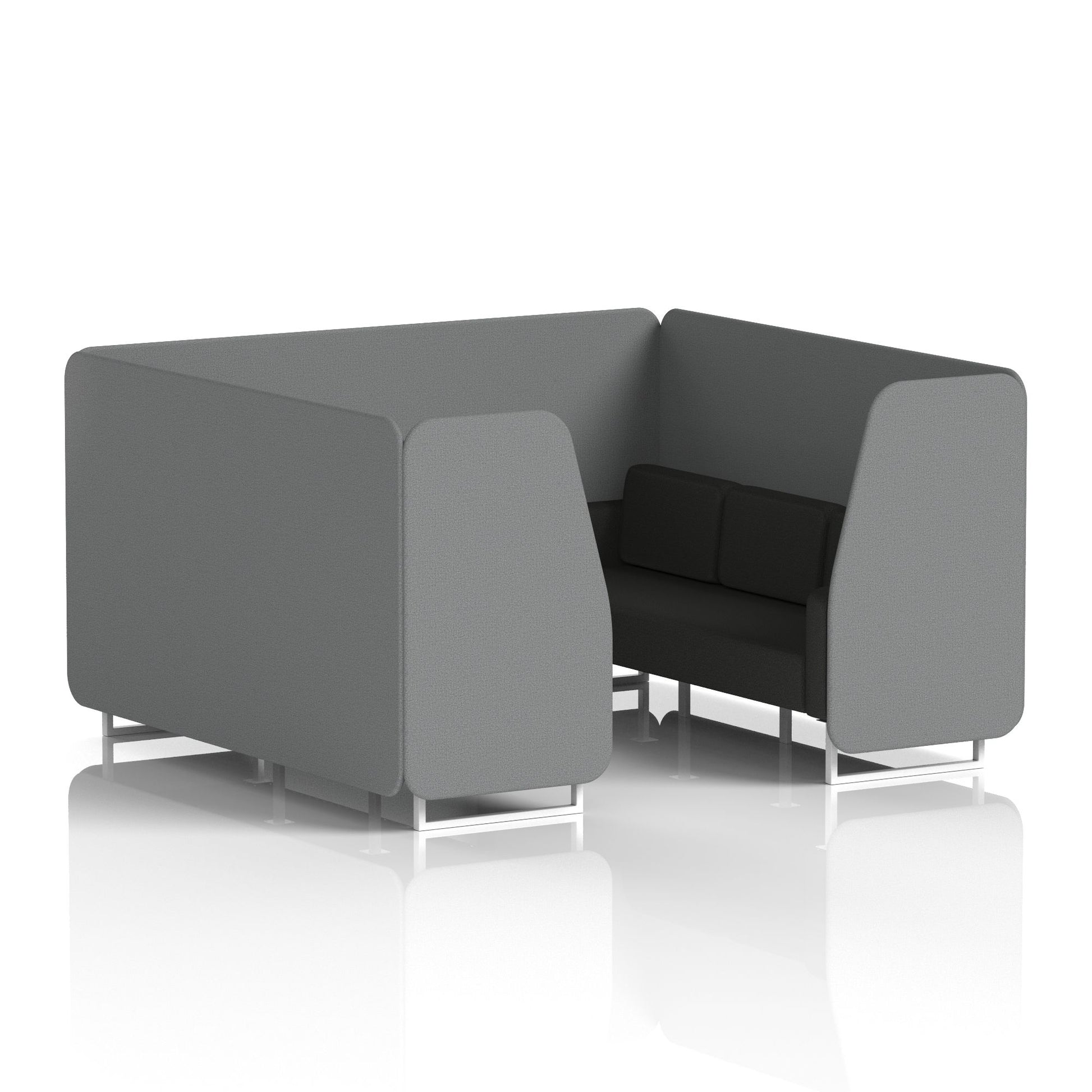 Brixworth Booth With White Legs in Two Tone