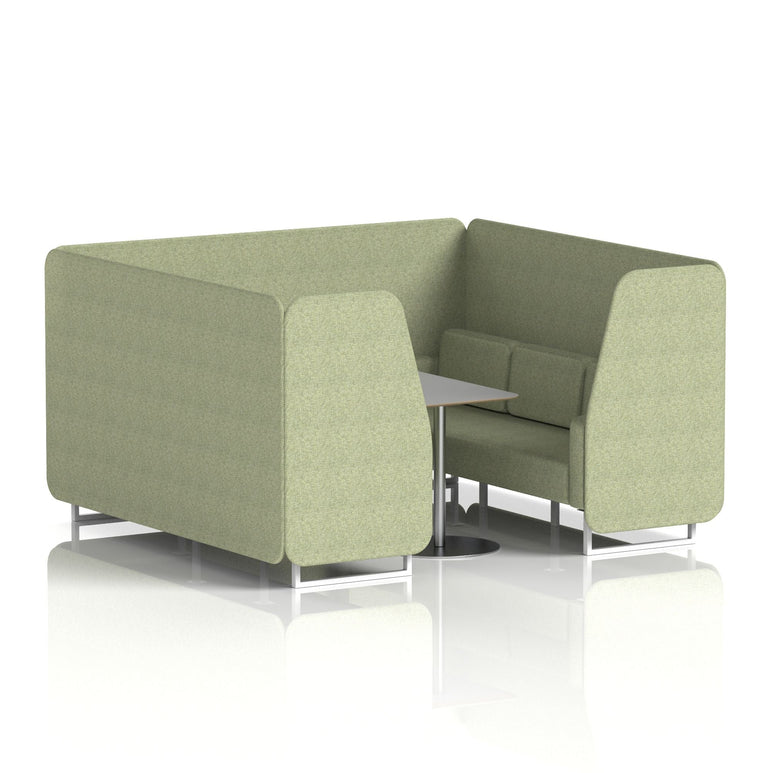 Brixworth Booth With Grey Table In Single Tone