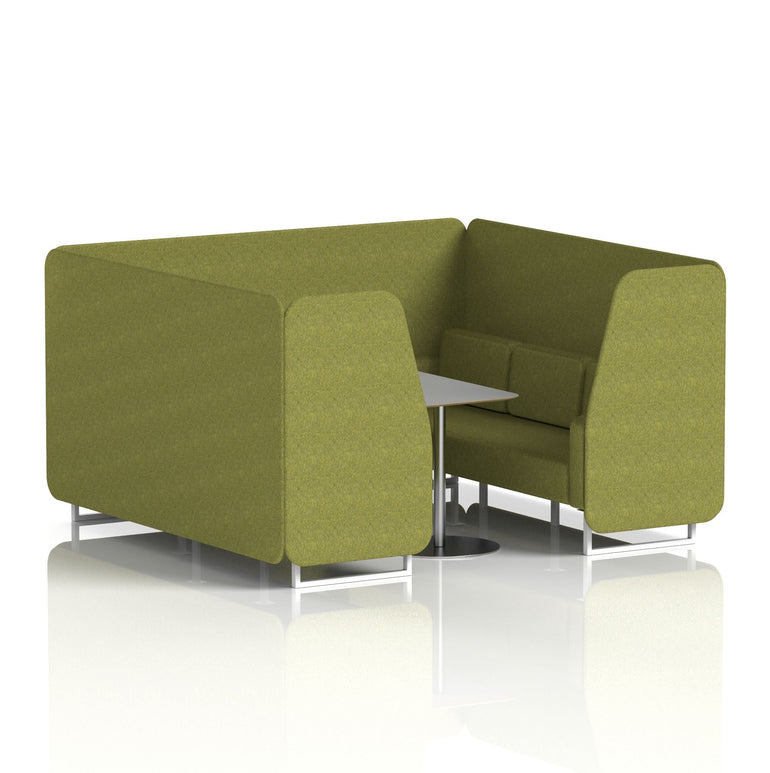 Brixworth Booth With Grey Table In Single Tone