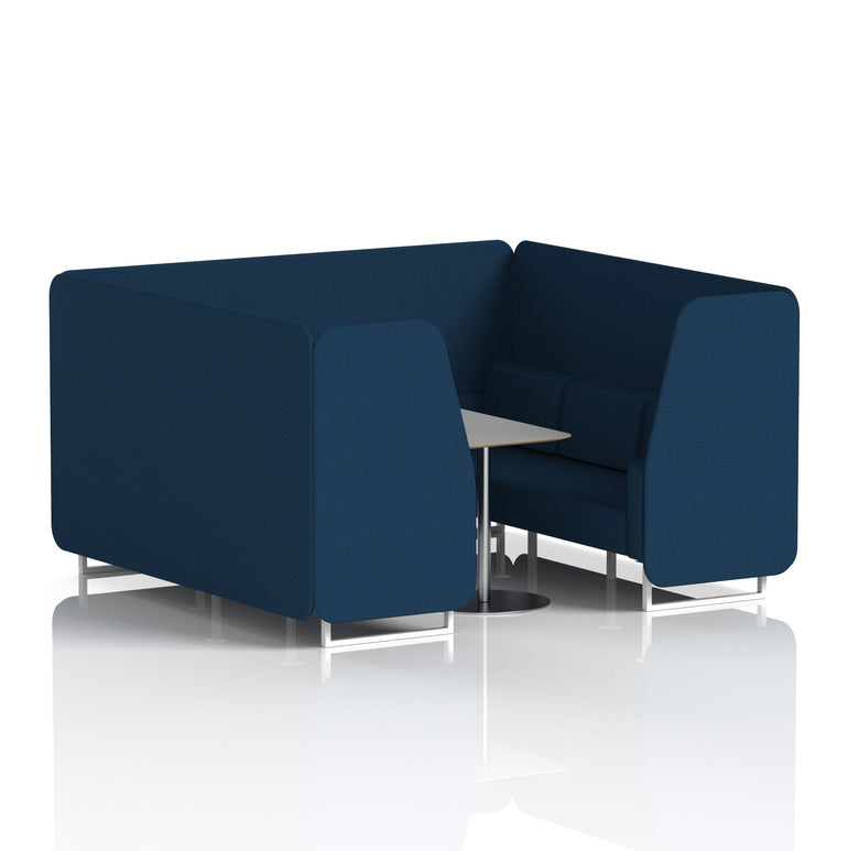 Brixworth Booth With Grey Table In Single Tone