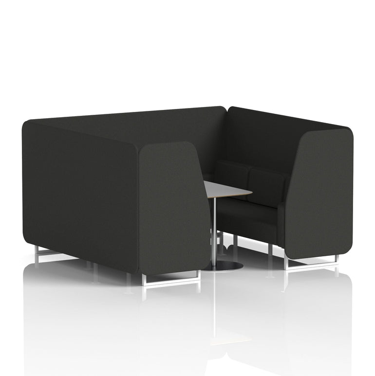 Brixworth Booth With Grey Table In Single Tone