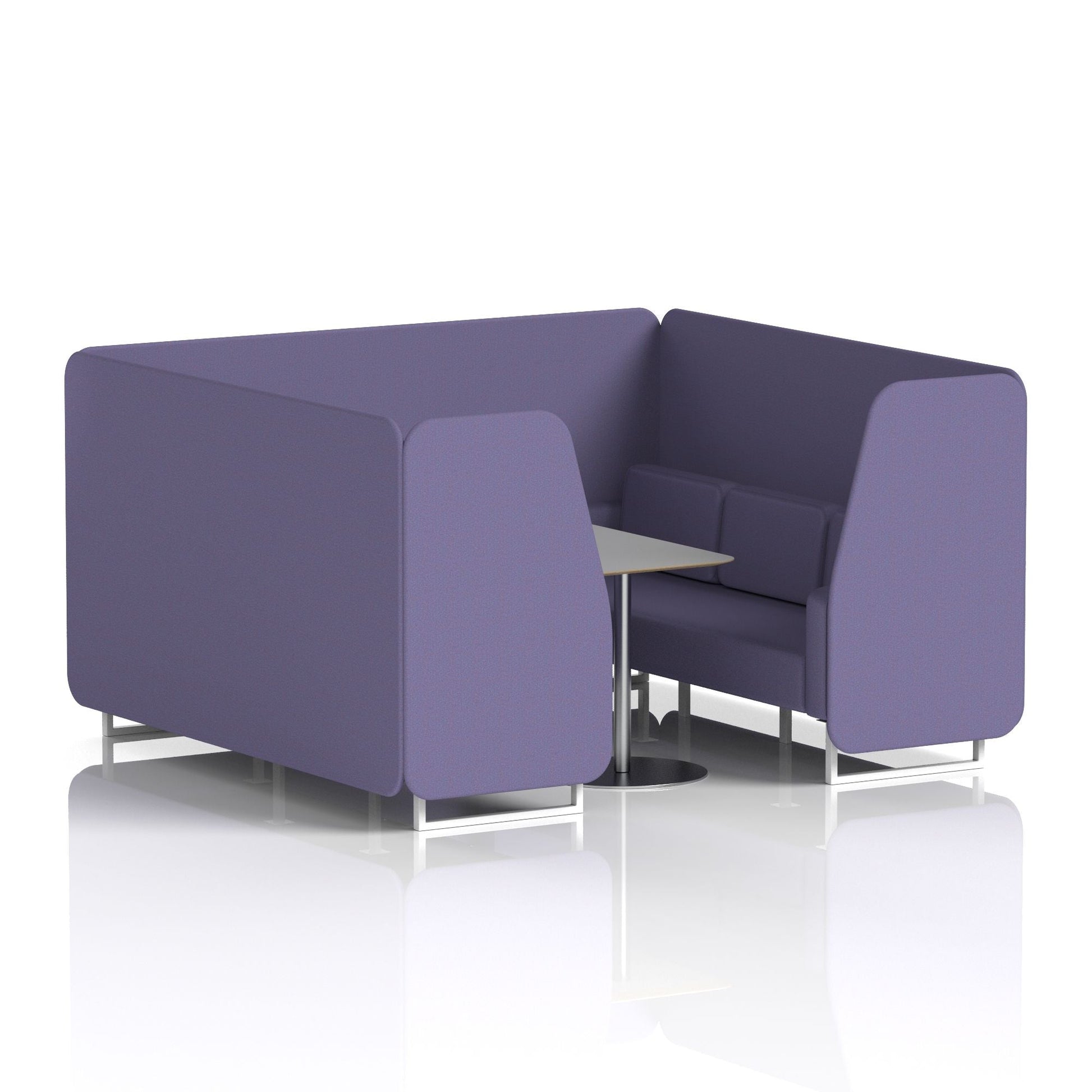 Brixworth Booth With Grey Table In Single Tone