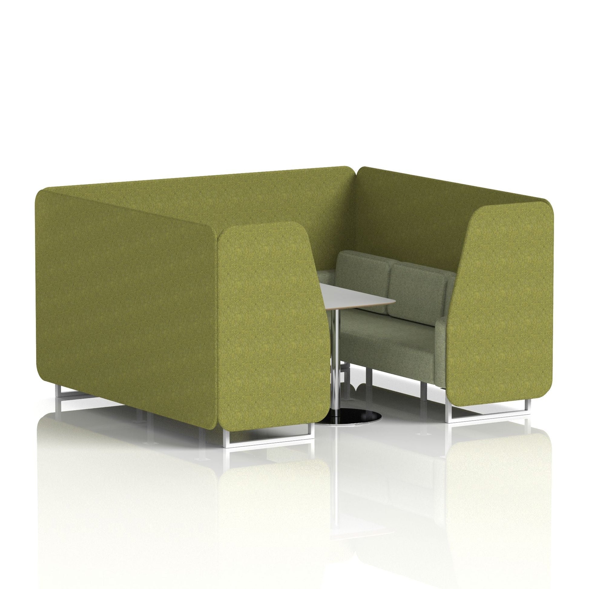 Brixworth Booth With Grey Table In Two Tone