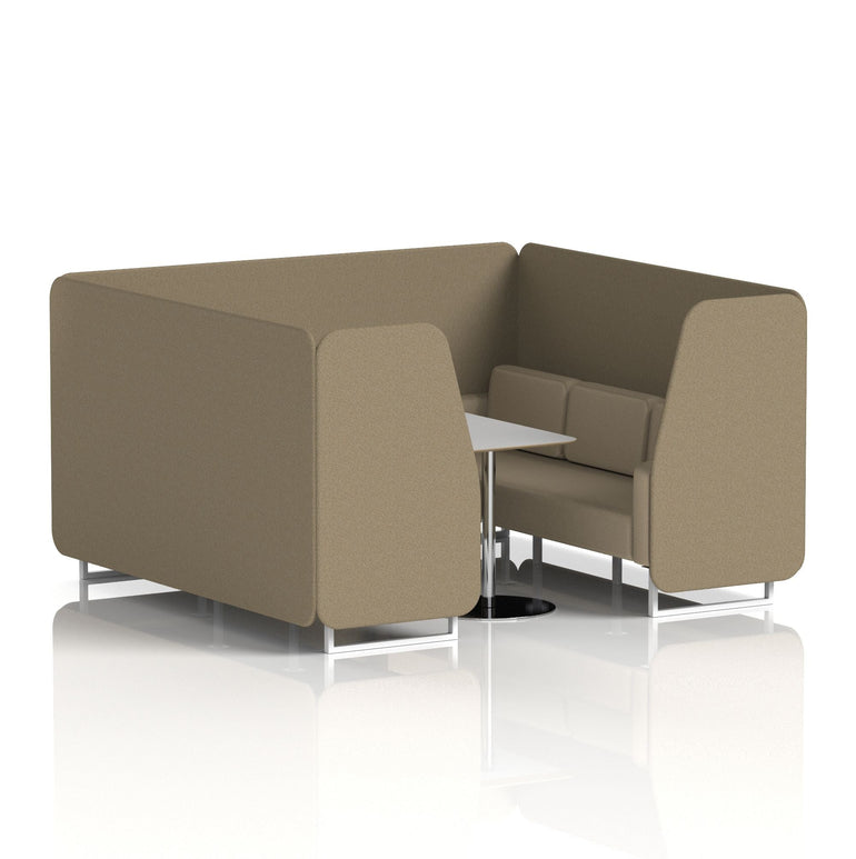 Brixworth Booth With Grey Table In Two Tone