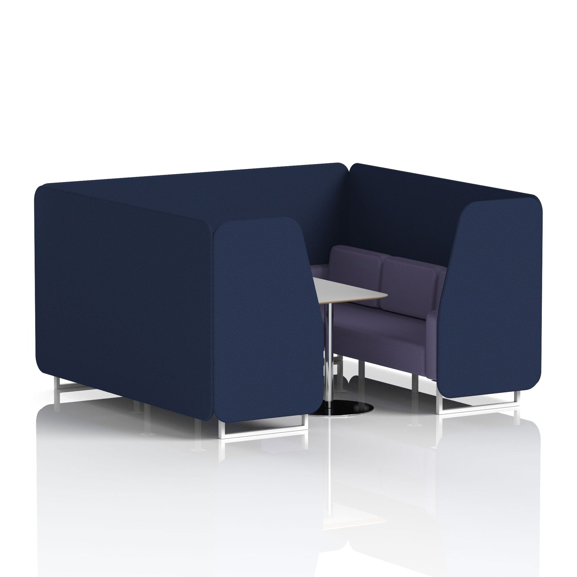 Brixworth Booth With Grey Table In Two Tone