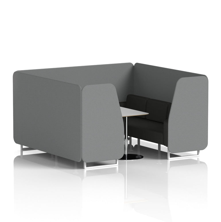 Brixworth Booth With Grey Table In Two Tone