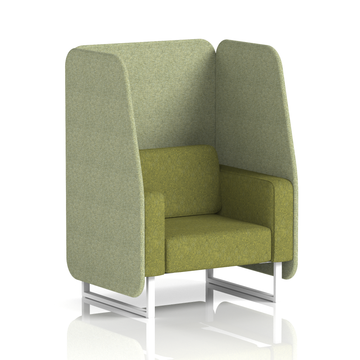 Rivet - Burnish Panels And Olive Sofa