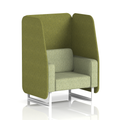  Rivet - Olive Panels And Burnish Sofa