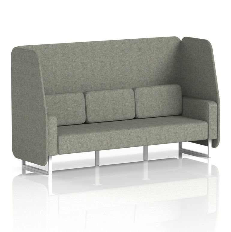 Brixworth Open Booth With White Legs in Single Tone