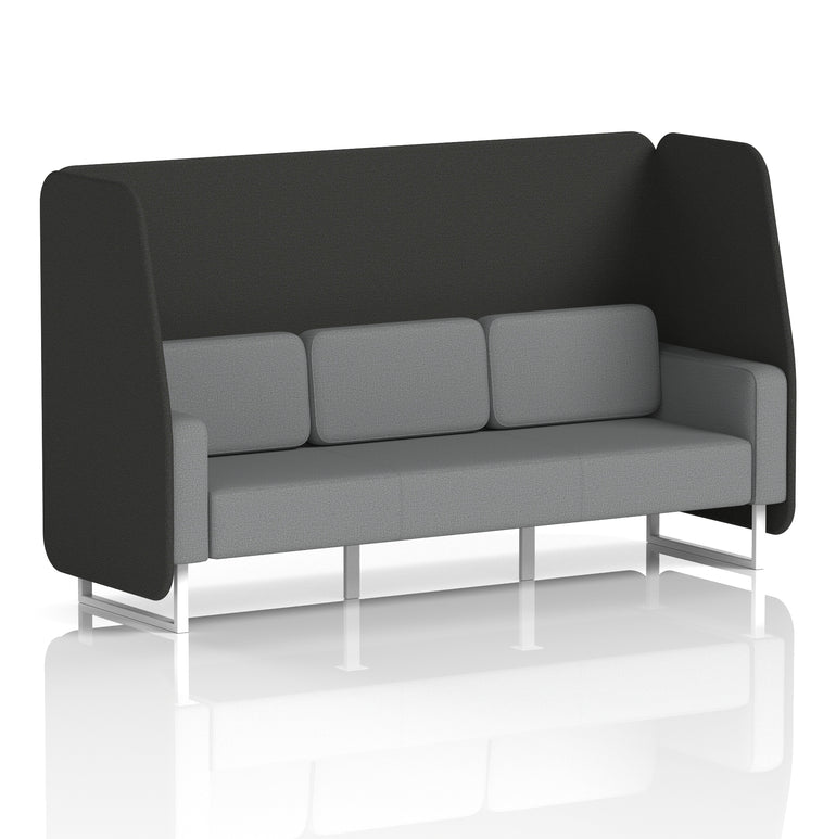 Brixworth Open Booth With White Legs in Two Tone