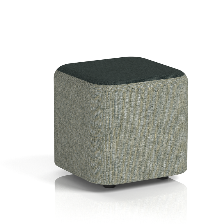 Harlestone Square Stool in Two Tone