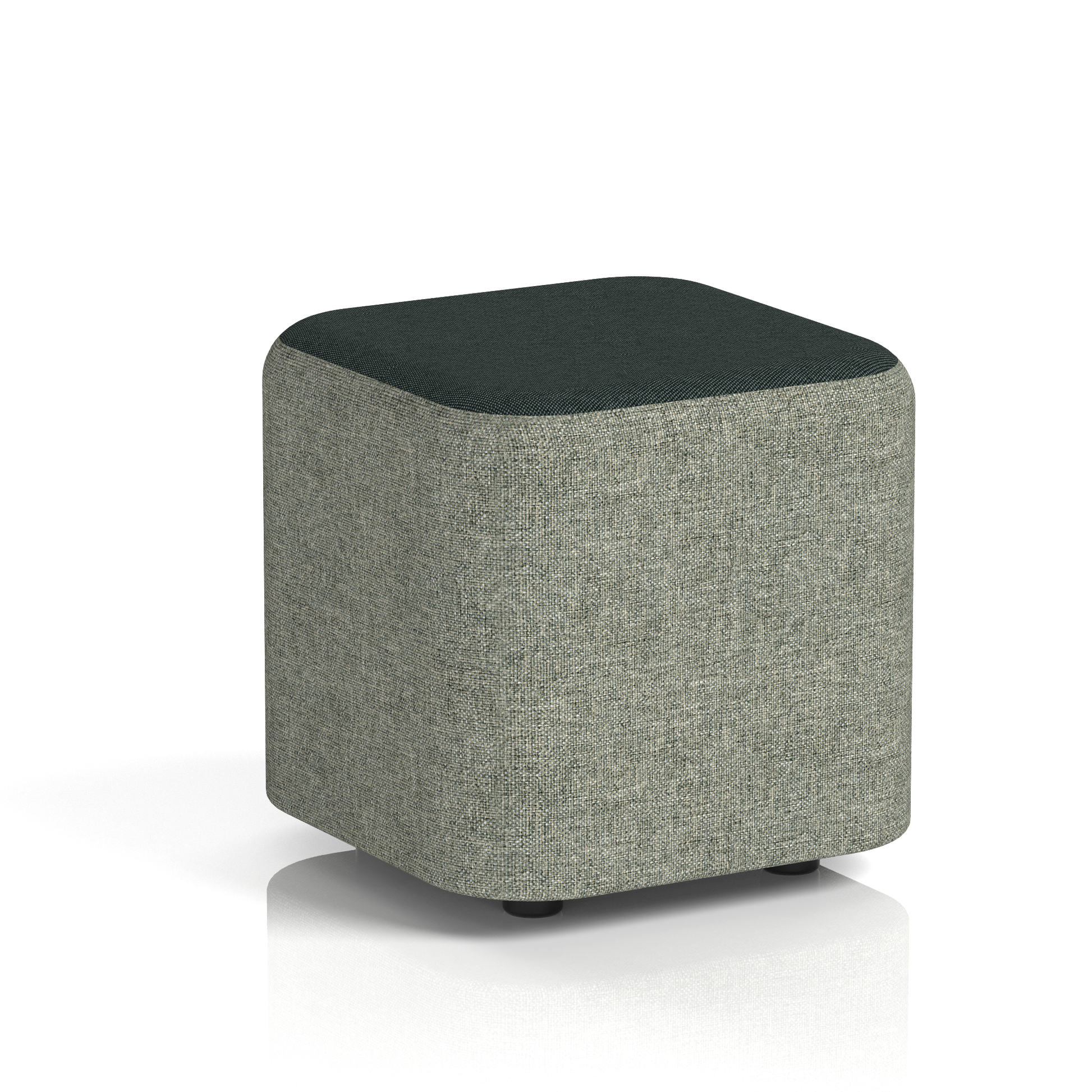 Harlestone Square Stool in Two Tone
