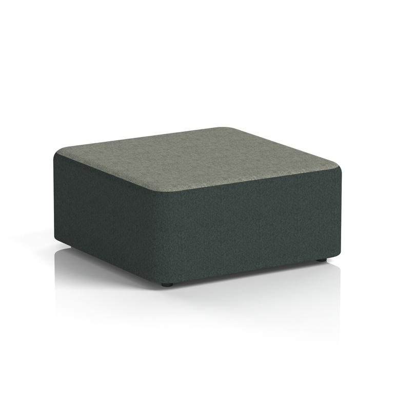Harlestone Square Stool in Two Tone