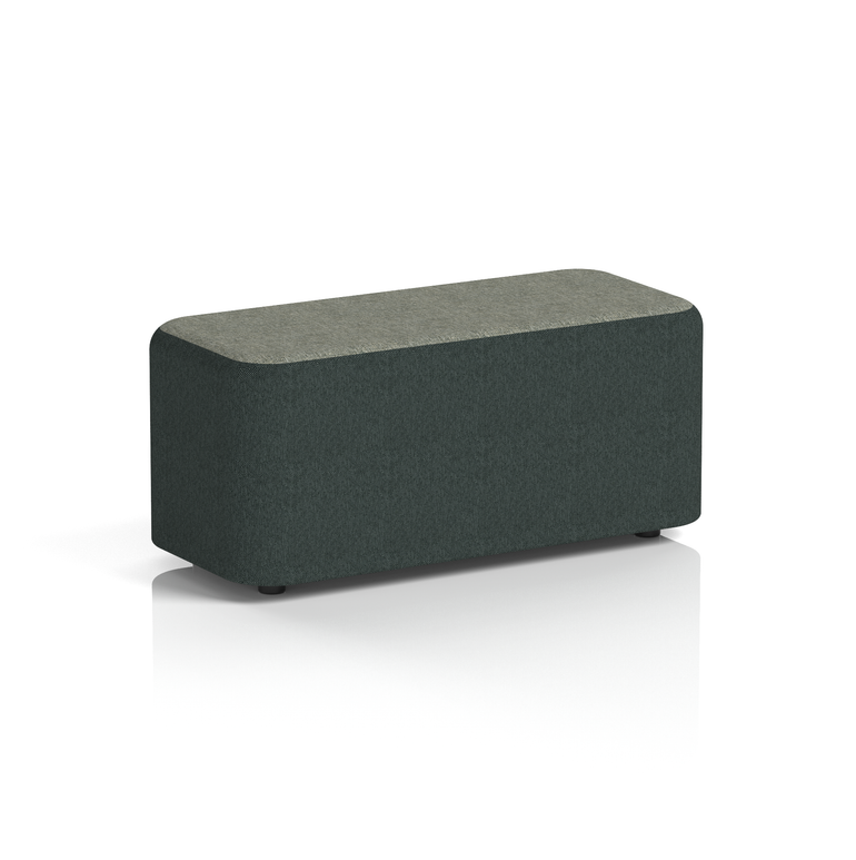 Harlestone Rectangular Stool in Two Tone