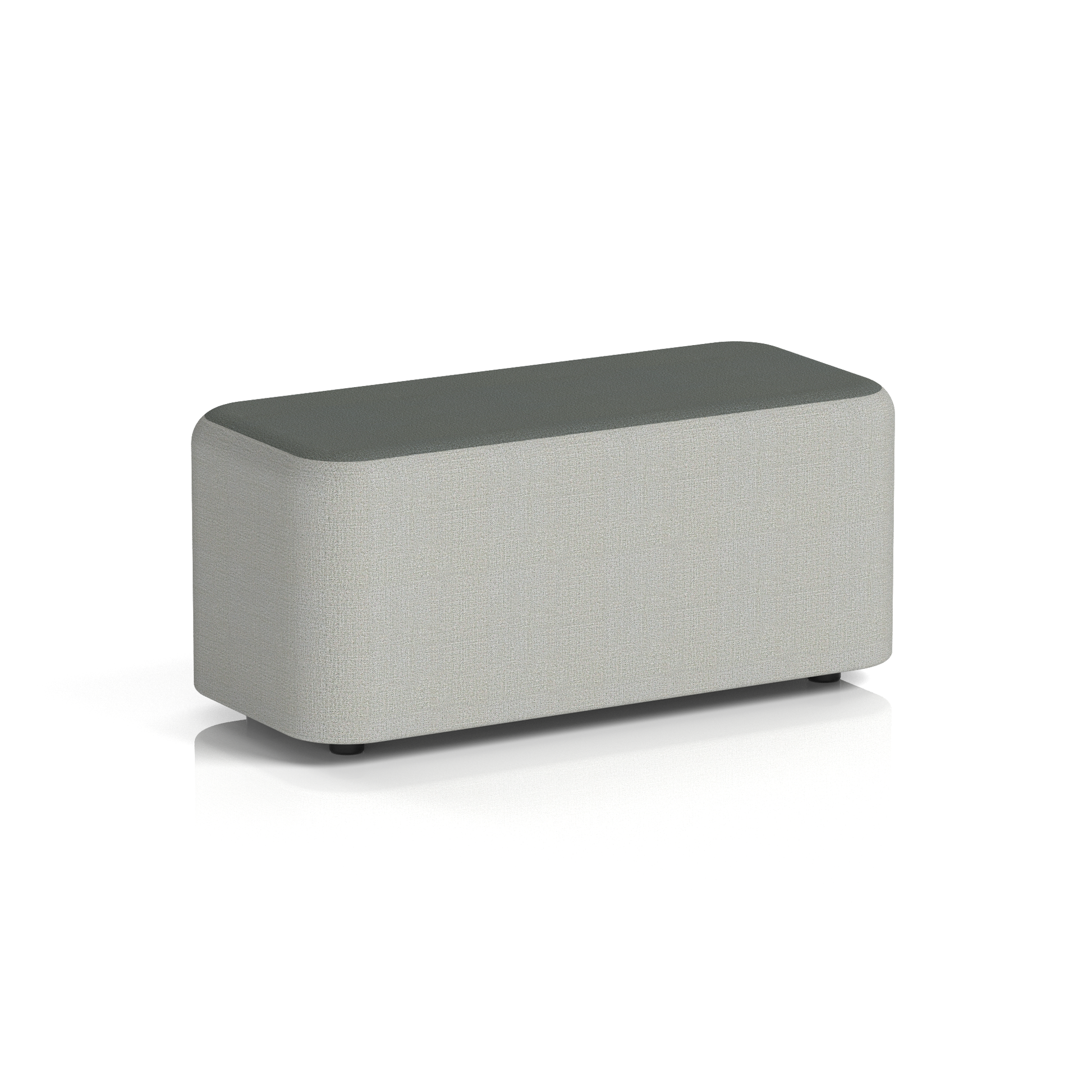 Harlestone Rectangular Stool in Two Tone