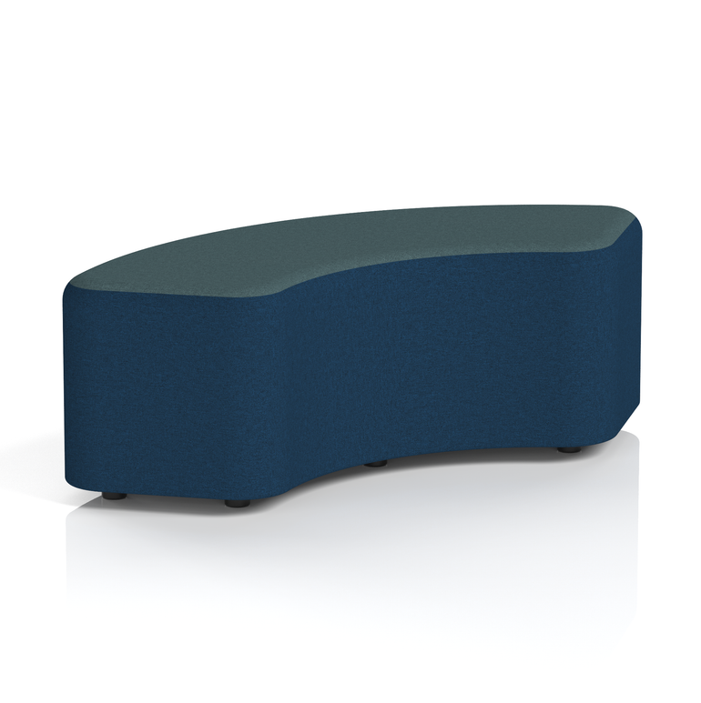 Harlestone Curved Stool in Two Tone