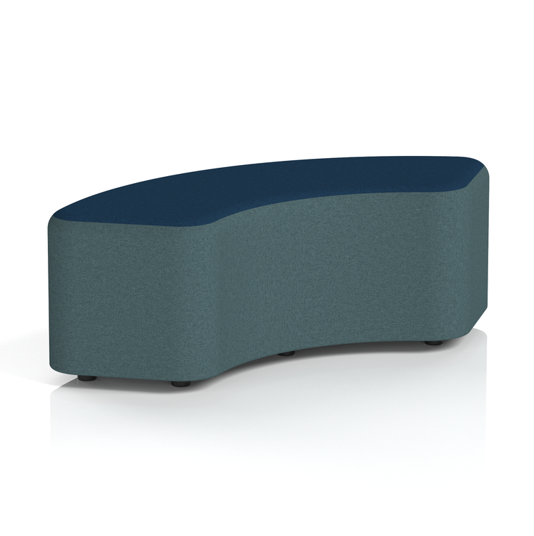 Harlestone Curved Stool in Two Tone