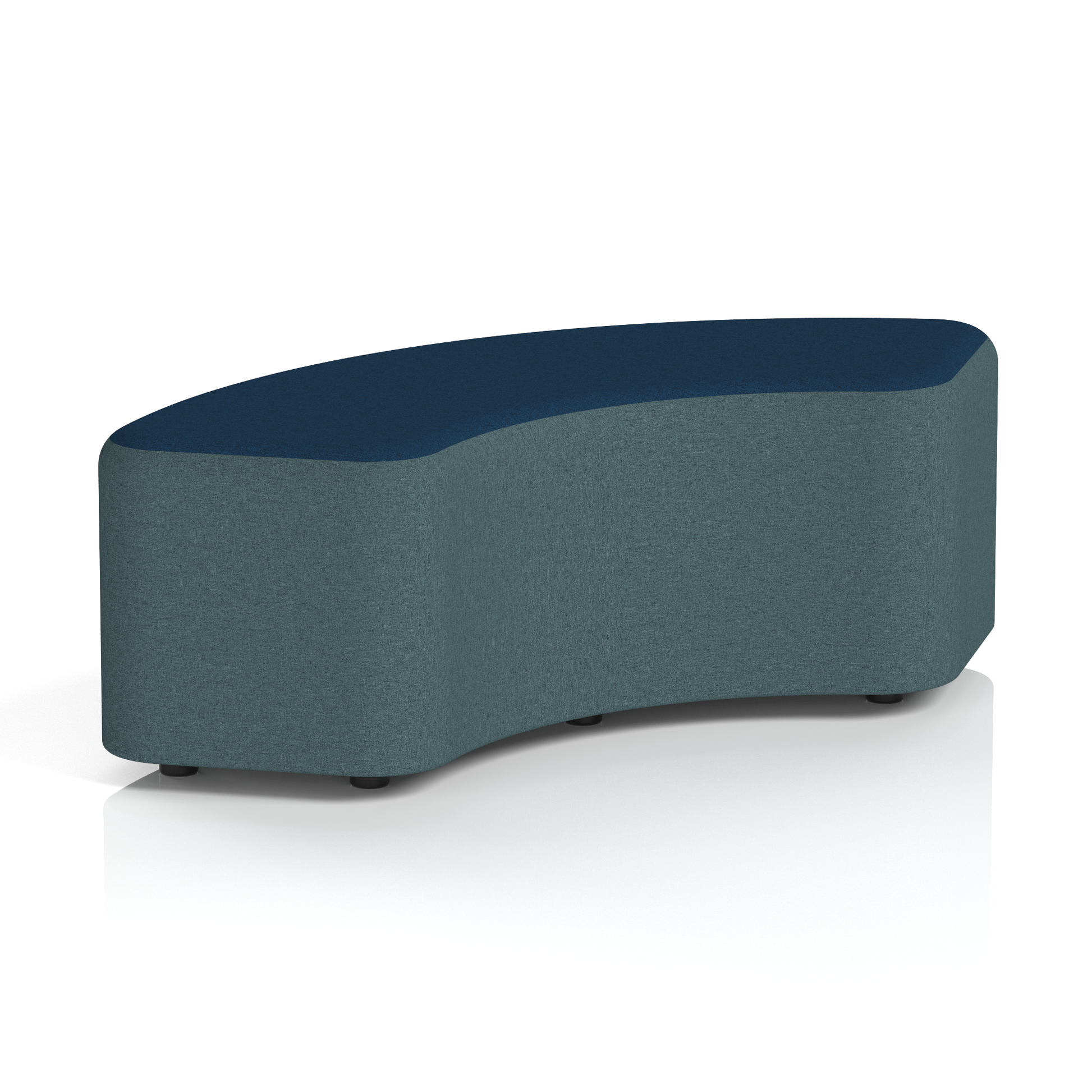 Harlestone Curved Stool in Two Tone