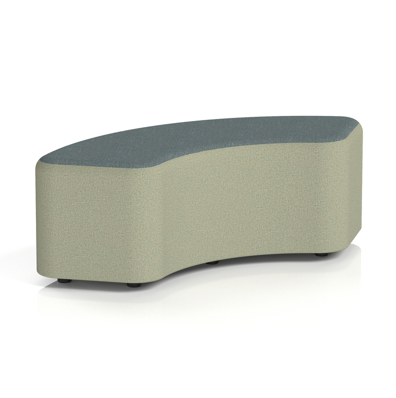 Harlestone Curved Stool in Two Tone