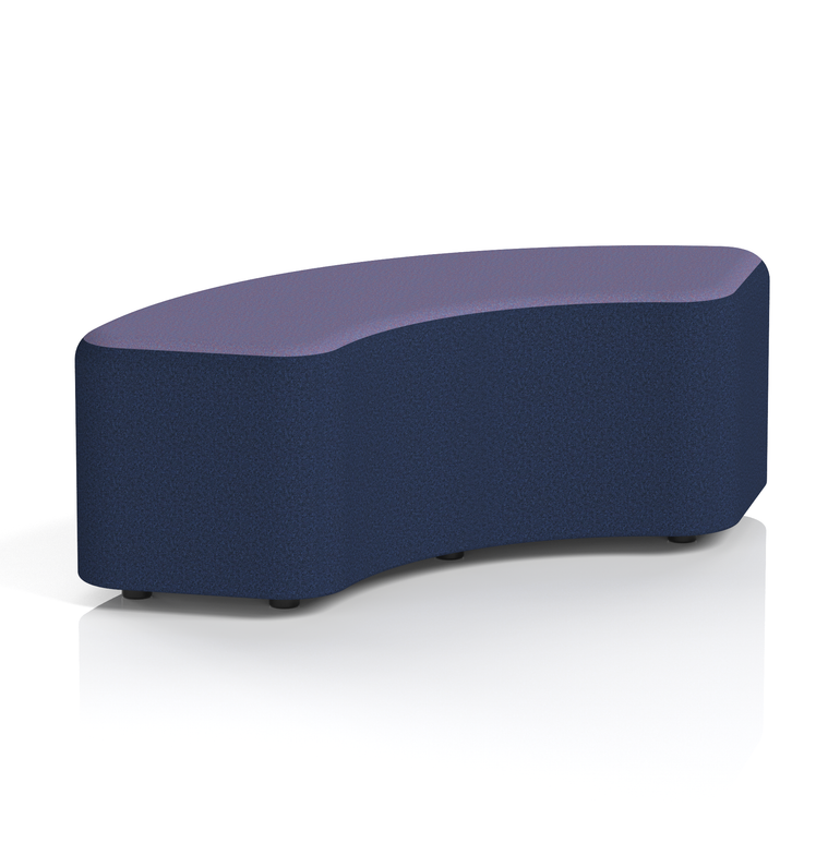 Harlestone Curved Stool in Two Tone