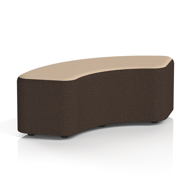 Harlestone Curved Stool in Two Tone