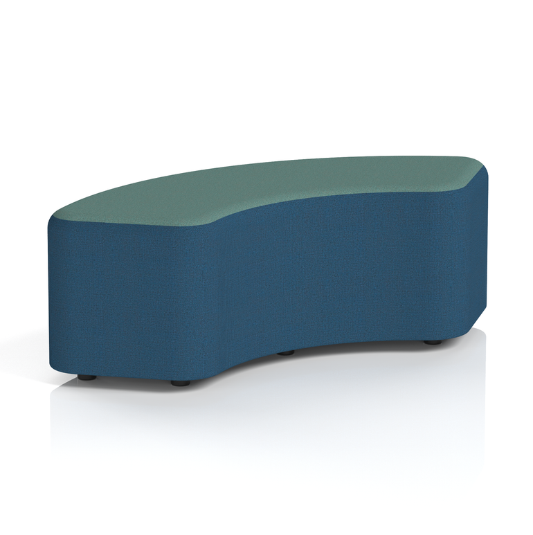 Harlestone Curved Stool in Two Tone
