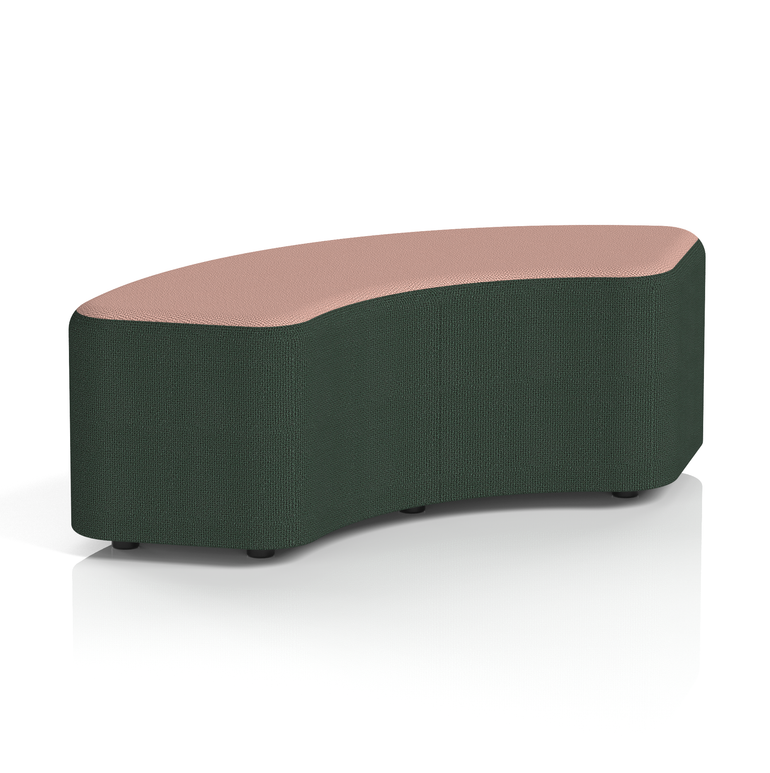 Harlestone Curved Stool in Two Tone