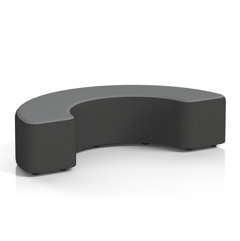 Harlestone Curved Stool in Two Tone