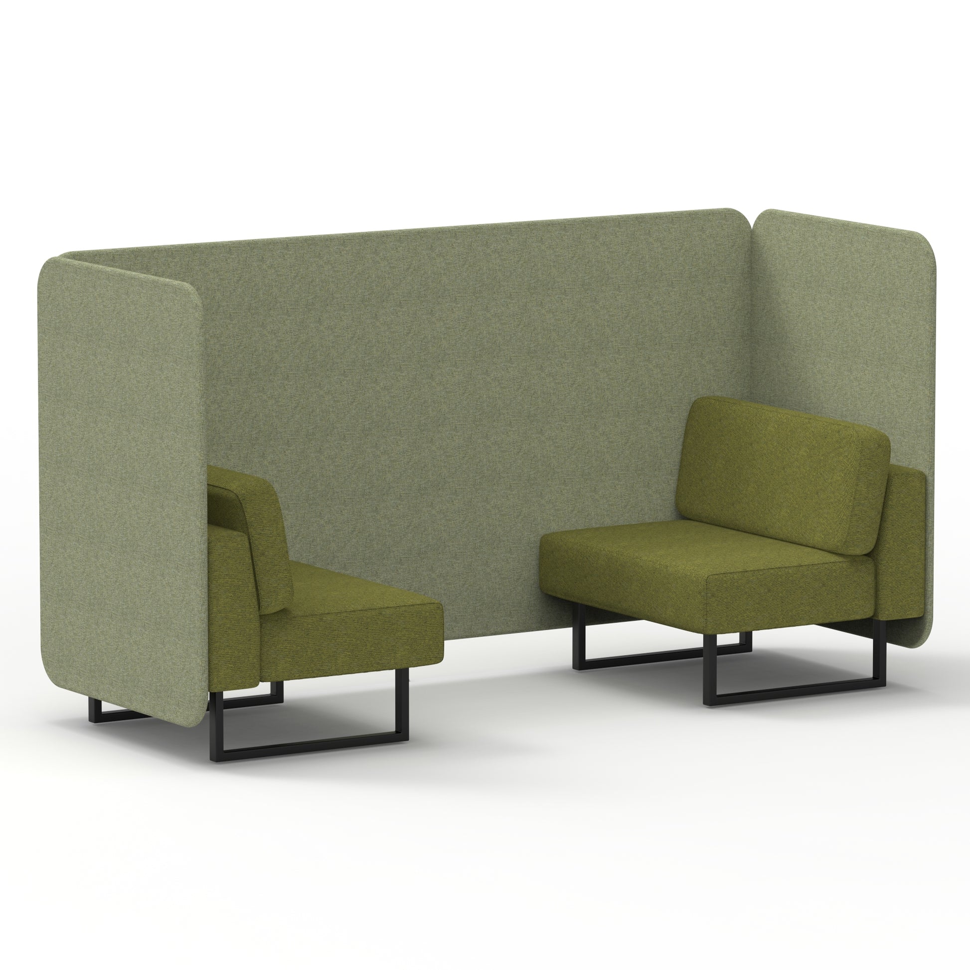 Brixworth Bench Booth in Two Tone