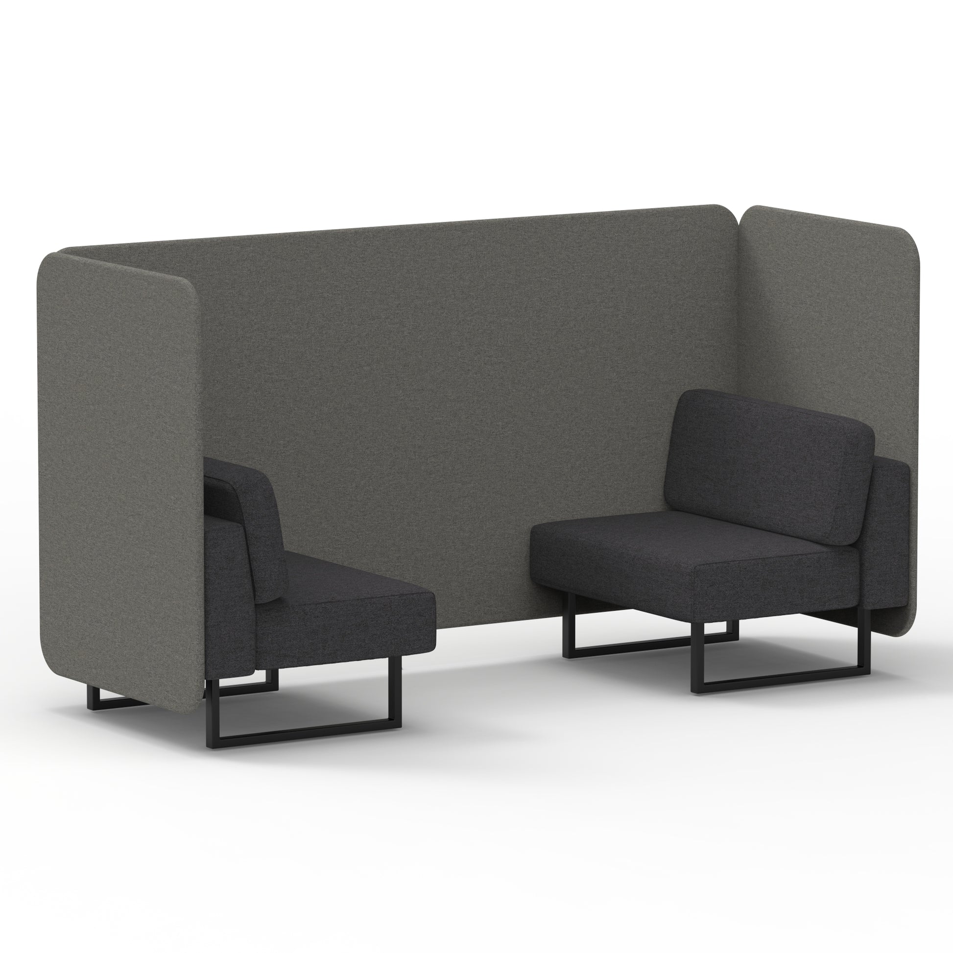 Brixworth Bench Booth in Two Tone