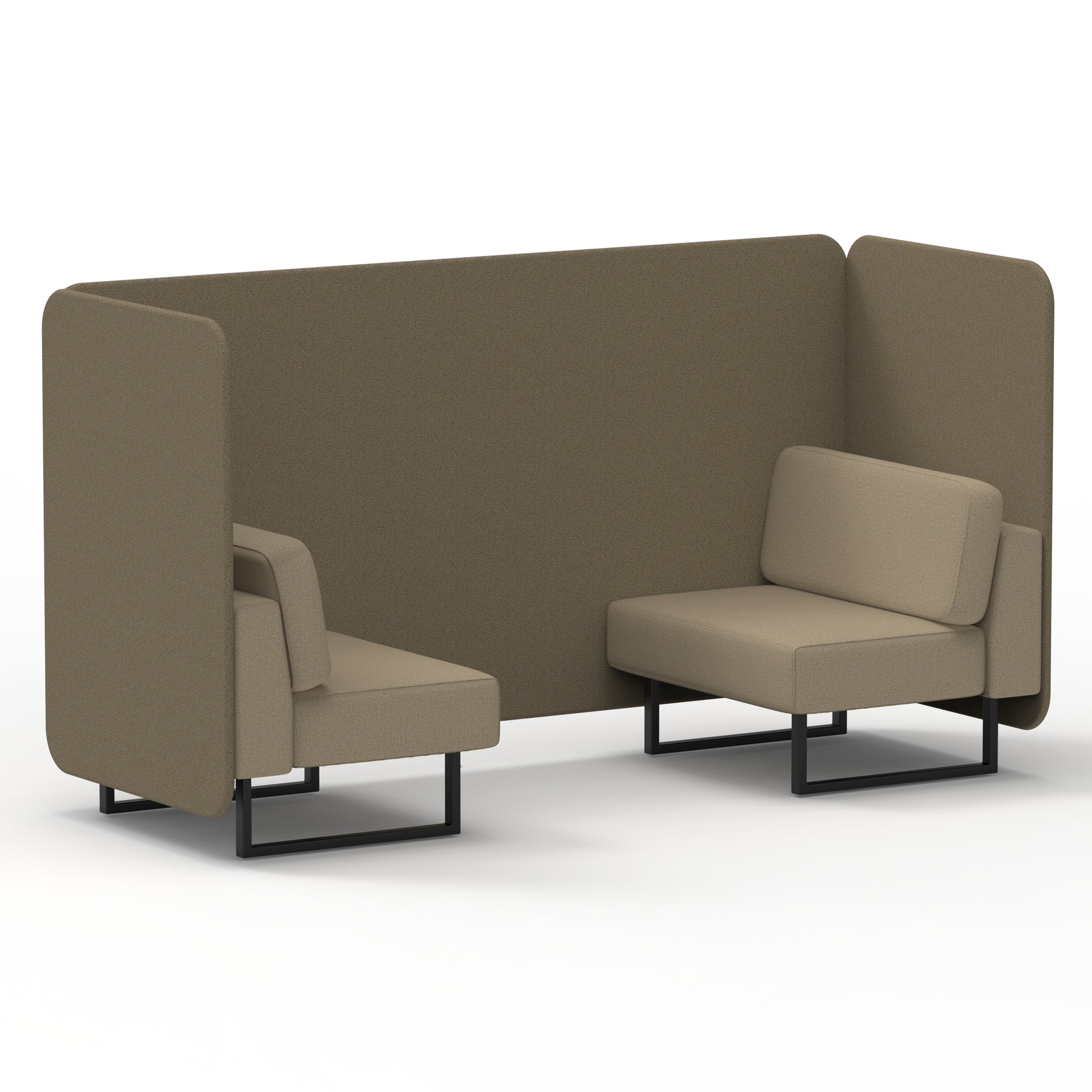 Brixworth Bench Booth in Two Tone