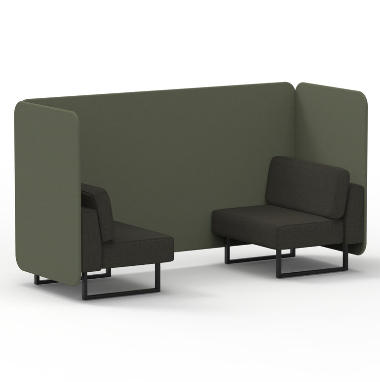 Brixworth Bench Booth in Two Tone