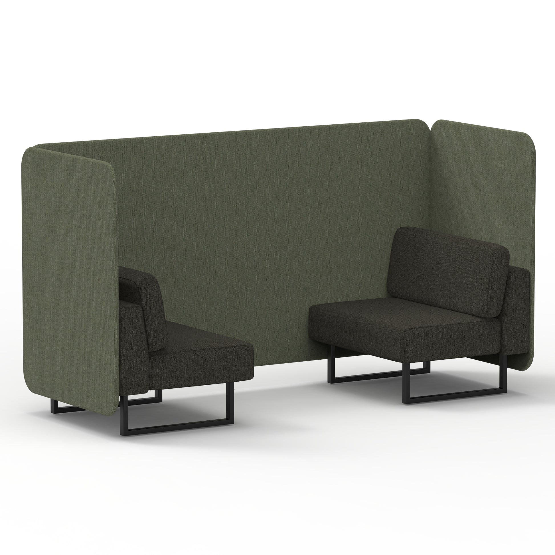 Brixworth Bench Booth in Two Tone